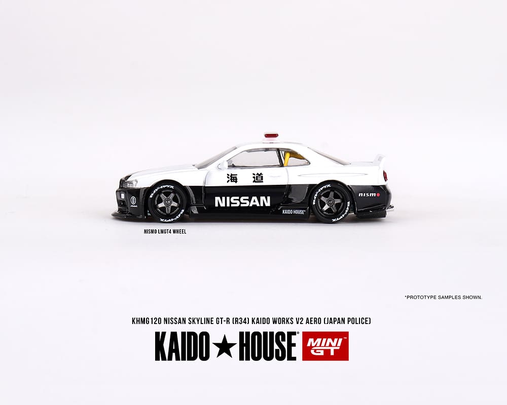 Kaido House x Mini GT 1:64 Nissan Skyline GT-R R34 Kaido Works (V2