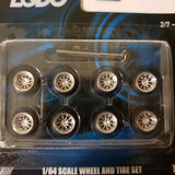 All same size 10mm Series 2 LODC wheels 10 spoke  Chrome rim with Chrome insert 2/7