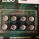 All same size 12mm Series 2 LODC wheels 5 Star Chrome rim with Chrome insert S2-3/7