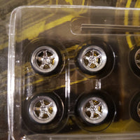 All same size 10mm Series 2 LODC wheels 5 spoke light Chrome rim with Chrome insert S2-4/7