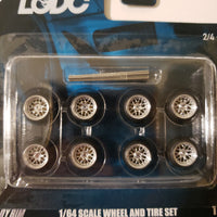 All same size 10mm LODC wheels Mesh Chrome rim Chrome insert S1-2/4