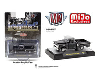 M2 Machines 1:64 1958 Chevrolet Cameo Pickup Truck Lowriders Limited Edition – Black – Mijo Exclusives