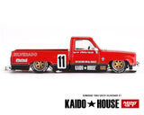 Kaido House x Mini GT 1:64 Chevrolet Silverado 1983 KAIDO V1- Red – Limited Edition