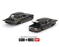 Kaido House x Mini GT 1:64 Datsun 510 Pro Street Full Carbon V1- Black Carbon