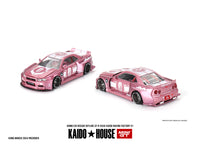 Kaido House x Mini GT 1:64 Nissan Skyline GT-R (R34) Kaido Racing Factory V1 – Pink