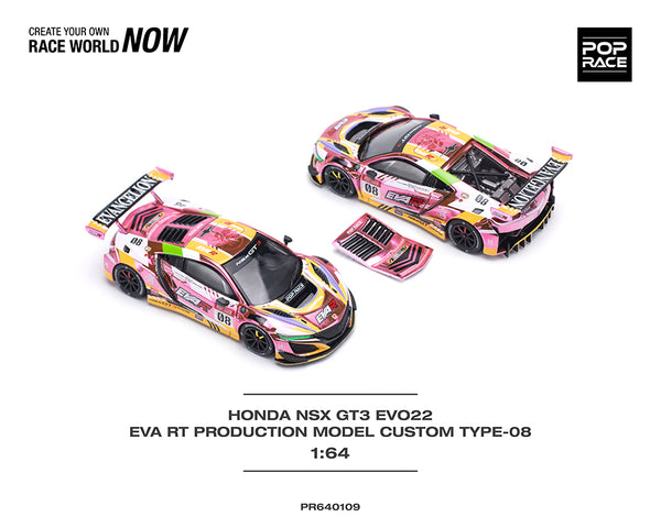 POP RACE HONDA NSX GT3 EVO22 EVA RT PRODUCTION MODEL CUSTOM TYPE-08