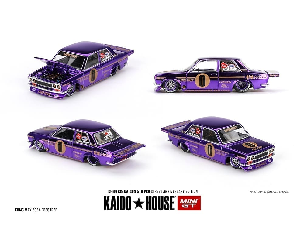 2022年制作 油彩『Last night’s dream』 Kaido House x Mini GT 1:64 Datsun 510 Pro Street Anniversary